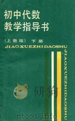 初中代数教学指导书  下  上教版（1988 PDF版）