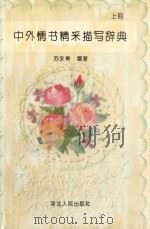 中外情书精采描写辞典 上 1992 PDF电子版封面 7202011662 苏永青编著
