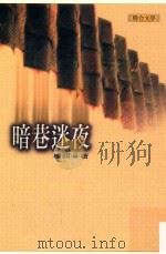 暗巷迷夜   1994  PDF电子版封面  9575220781  杨照著；初安民主编 