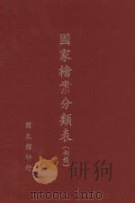 国家档案分类表  初稿   1985  PDF电子版封面    路守常主编；王延登编 