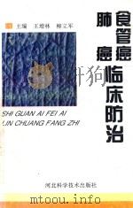 食管癌肺癌临床防治 1997 PDF电子版封面 7537517975 王增林,柳立军主编;王增林,陈宇,张逊等编