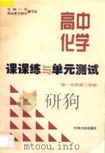 高中化学课课练与单元测试  高一年级  第二学期（ PDF版）