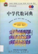 中学代数词典 教育卷 1998 PDF电子版封面 7810591142 刘申有,林而立,刘秀卿,张建平编著