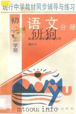 现行中学教材同步辅导与练习  语文分册  初一  上学期（1994 PDF版）
