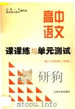 高中语文课课练与单元测试  高二年级  第二学期（ PDF版）