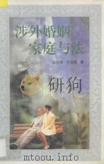 涉外婚姻家庭与法 1995 PDF电子版封面 7218016529 孟宪伟,王玉洁著