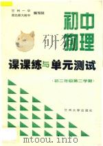 初中物理课课练与单元测试  初二年级  第二学期（ PDF版）