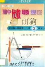 中学同步达标课课练单元练  初中代数  三年级  第一学期用（1998 PDF版）