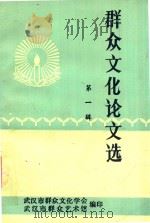 群众文化论文选  第1辑（ PDF版）