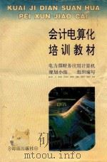 会计电算化培训教材 1995 PDF电子版封面 7806173218 电力部财务应用计算机规划小组组织编写