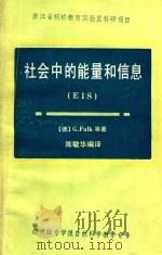 社会中的能量和信息 1993 PDF电子版封面 (德)Gottfried Falk;(德)Von Fried