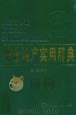 地政地产实用辞典 1996 PDF电子版封面 7805223572 沈彭主编