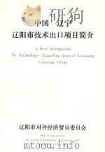 中国辽宁辽阳市技术出口项目简介（ PDF版）