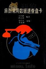 麻醉常用数据速查盘卡（1991 PDF版）