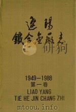 辽阳铁合金厂志 1992 PDF电子版封面 《辽阳铁合金厂志》编纂委员会