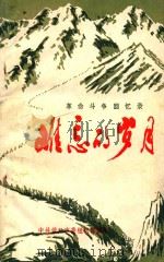 革命斗争回忆录  难忘的岁月（1980 PDF版）