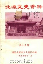 北流文史资料 第15辑 1999 PDF电子版封面 政协北流市文史委员会编