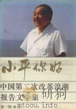 小平你好 中国第二次改革浪潮报告文学集 第1辑 上 1993 PDF电子版封面 7800367088 中华文学基金会,中国企业家大辞典编辑部编