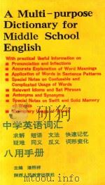 中学英语词汇 求解 短语 文法 快速记忆 疑难 同义 反义 词形变化 1990 PDF电子版封面 7541916595 潘熙祥