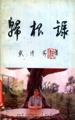 歸根录 1996 PDF电子版封面 戴傅节著