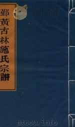 鄞黄古林施氏宗谱  卷3  世系录  润良公派十房（ PDF版）