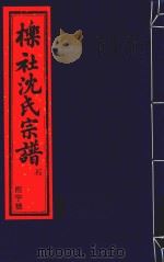 栎社沈氏宗谱  卷3  世系图下  西大前房-卷4  世录  兴东十二房（ PDF版）