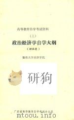 政治经济学自学大纲  财经类（1984 PDF版）
