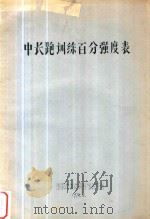 中长跑训练百分强度表 1974 PDF电子版封面 国家体委体育科学研究所编写