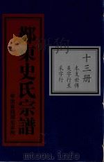 鄞东史氏宗谱  第13册  本支世传  美字行至采字行（ PDF版）