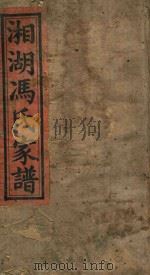 湘湖冯氏家谱  世系图  卷3（ PDF版）