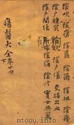 疡医大全  卷24  下（ PDF版）