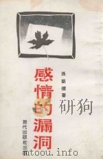 感情的漏洞 1992 PDF电子版封面 9627586234 孙银标著