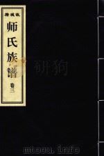 故城籍师氏族谱  卷3（ PDF版）