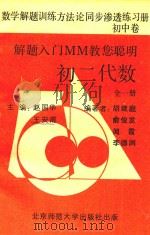 数学解题训练方法论同步渗透练习册  初中  初二代数  全1册（1993 PDF版）