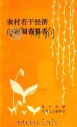 农村若干经济问题调查报告（ PDF版）