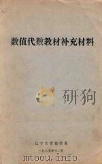 数值代数教材补充材料（1985 PDF版）