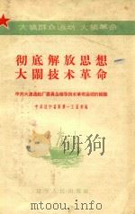 彻底解放思想  大闹技术革命（1959 PDF版）