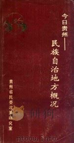 今日贵州：民族自治地方概况（ PDF版）