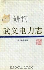 武义电力志 1993 PDF电子版封面 7213009370 武义县供电局编