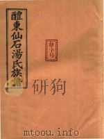 醴东仙石汤氏族谱  4（ PDF版）