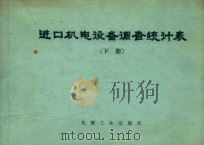进口机电设备调查统计表  下（1987 PDF版）