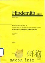 室内乐曲-为中提琴和大型室内乐队而作 PDF电子版封面 何荣注释