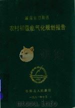 湖南省祁阳县农村初级电气化规划报告（1991 PDF版）