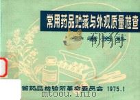 常用药品贮藏与外观质量检查参考资料（1975 PDF版）