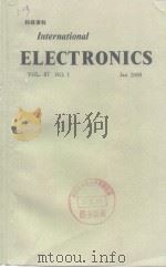 International ELECTRONICS VOL.87 NO.1-12 PDF电子版封面