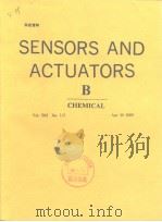 SENSORS AND ACTUATORS B CHEMICAL Vol.B63 No.1-3 PDF电子版封面