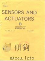SENSORS AND ACTUATORS B CHEMICAL Vol.B65 No.1-3 PDF电子版封面