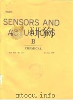 SENSORS AND ACTUATORS B CHEMICAL Vol.B68 No.1-3 PDF电子版封面