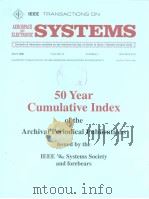 IEEE TRANSACTIONS ON AEROSPACE AND ELECTRONIC SYSTEMS JULY2000 VOLUME36 NUMBER3 50Year Cumulativ PDF电子版封面