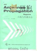 Antennas & Propagation Magazine Vol.42 No.1 PDF电子版封面